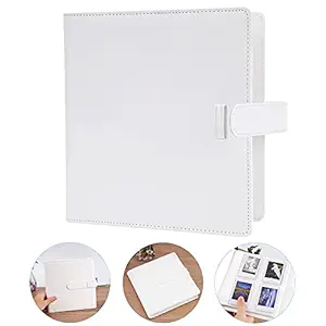 256 Pockets Mini Photo Album for Fujifilm Instax Mini 11/Mini 9 /Mini Link Printer/LiPlay Instant Camera, Polaroid Snap/PIC-300/Z2300/ SocialMatic Instant Cameras & Zip Instant Printer (Ice White)