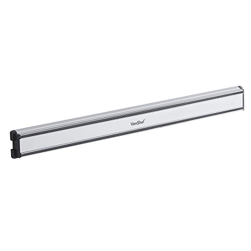 VonShef Magnetleiste Messer Universal Rack Aluminium 45cm - 4
