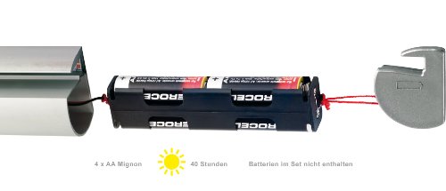 Glasregal LED Regal | Batteriebetrieb – ohne Kabel | 2 Größen | 80×20 cm - 4