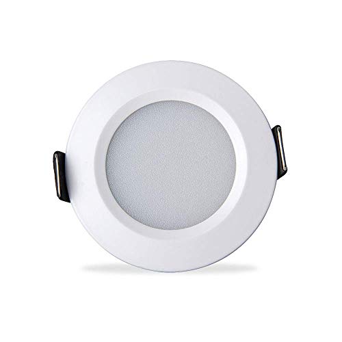 XAJGW Ceiling Lights, LED Flush Recessed Dimmable Panel Light, Downlights 5W 4000K for Home Office [Energy Class A++]