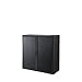 Produktbild Paperflow E1CT0004400045 easyoffice1 m Schrank mit Vorhang Kunststoff schwarz 41,5 x 110 x 104 cm