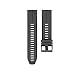Produktbild Hook.s 26MM Ersatz Silikonarmband mit Werkzeug Armband für Garmin Fenix   5X Fenix   5X Plus Fenix   3 Fenix   3 HR Garmin D2 Uhr