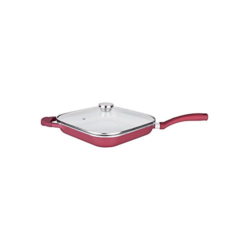Aluguss Kochtopf 7.Tlg Set Topf Aluminum Keramik Antihaft INDUKTION IM-1007CR Aluminum Kochgeschirr- SET ROT - 6