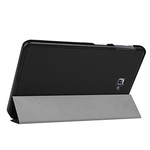 Samsung Galaxy TAB A 10.1″ SM-T580 / SM-T585N Smart Shell Case Cover Tasche Etui – MOONBAY MALL Ultra Dünn Tri-Fold Smart-Muschel PU Leder Ultra Schlank Superleicht Ständer Smart Shell Cover Schutzhülle Etui Tasche. CY-02 - 3