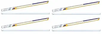 wipro Garnet PLUS 22-Watt High Lumen LED Batten (Warm White/Golden Yellow , Pack of 4 )