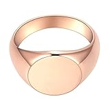 Ocasión: Este anillo femenino en oro rosa es adecuado para uso diario, ocasiones formales e informales, así como para regalo de cumpleaños.
