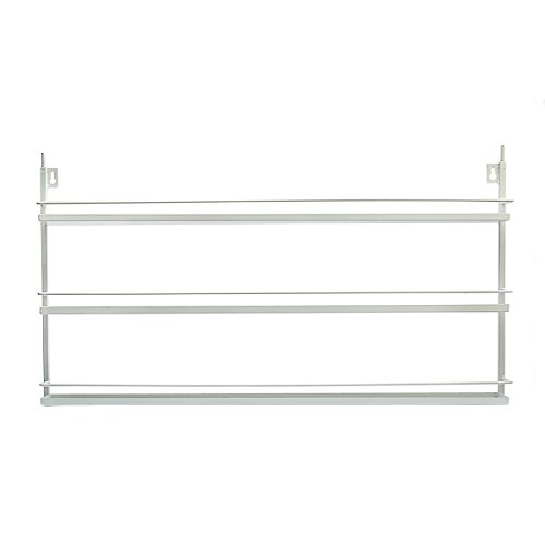 Wandregal mit 5 Ablagen für Nagellack oder ätherische Öle, hält 100 Flaschen Nagellack, zur Selbstmontage, weiß - 4