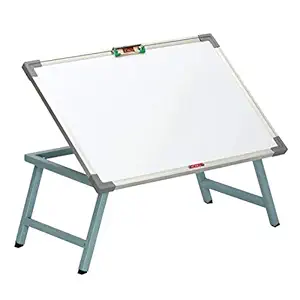 DeeZ - Style with elegance Multi Purpose Foldable Laptop Study Writing Bed Breakfast Tray Table for Children with White Board Paper Holding Clip