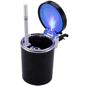 A1 LKW Auto Aschenbecher Mit Blaulicht - KP-830B Kippentöter & Gluttöter