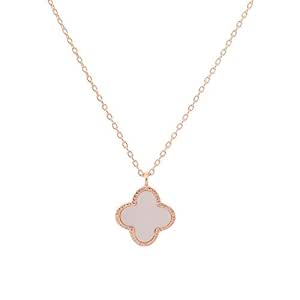 Rose Gold Pendant Necklace Chain 