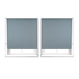 Hitzeschutz: Die Silberbeschichtung an der Rückseite der Thermo Rollos hilft gegen Sonne und Hitze - In den kalten Monaten isoliert die Thermoschicht auch und schützt vor Kälte