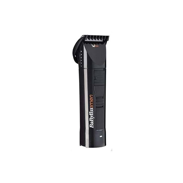 BaByliss-E750E-hair-trimmersclippers-Battery-Built-in-Stainless-steel-Black BaByliss E750E Hair Clippers Line 700 Titanium + Carbon HLD