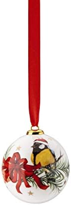 Hutschenreuther Cozy Winter Porcelain Ball Small Kohltise Diameter 6 cm