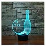Magische Panel-3D optische Täuschung LED-Licht. Änderung mit 7 Farben: Rot, Grün, Blau, Gelb, Cyan, Rosa, Weiß.