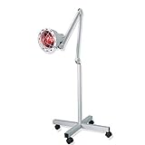 Sanqiao 275W Infrared IR Heating Floor Lamp for Thermotherapy Muscle Pain Relief Accupuncture Beauty Treatment - Dimmable Heat with Stand & Flexible Arm