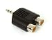 Produktbild Stereo 3.5mm Male to Two RCA Female Adapter (Black)