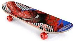 Tomorrow Brand Skating Board 23.5 x 6 inch Skateboard for Kids Age 3-12 Years (Random Color) Wood Multicolored uk