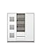 Schardt Wardrobe with Central Rack and 2 Sliding Doors Eco Star