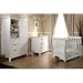 Obaby Lincoln Mini Sleigh 3 Pc Nursery Furniture Set - White