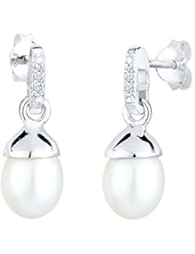 Diamore Damen Ohrstecker 925 Sterling Silber Diamant weiß 0,06 ct