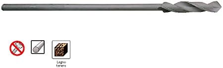 Reit 3705 Twist Drill 12 x 400 mm Cylindrical Shank 10 mm Cutting Elica 100 mm 90 ° Long Hole Wood Universal Attachment