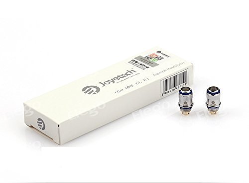 GENUINE JOYETECH EGO ONE EVIC CL Ni Ti NICKEL TITANIUM COIL HEADS - PACK OF 5 (Ni - 0.2 ?) by Vaper Deals