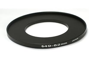 Pixco 49mm-82mm Step-up Metal Filter Adapter Ring 49mm Lens to 82mm Accessory (49mm-82mm)