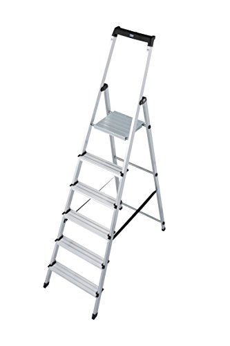 KRAUSE Stehleiter Solidy, 1 Stück, 6 Stufen, 120245