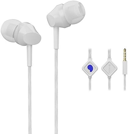 Earphones 3.5mm Jack Noise Isolating In-ear Headphones Headset Stereo Earphone with MIC HiFi Sound Effects,Clear Human Voice,Flat Tangle In-Ear Noise Isolation Handsfree Earphones Headphone With Microphone Mic for Acer Liquid X1, Acer Liquid Jade, Acer Liquid E700, Acer Liquid E600, Acer Liquid Z200, Acer Liquid E3 Duo Plus, Acer Liquid E3 Liquid E3 E380, Acer Liquid Z4