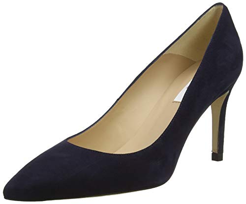 L.K. Bennett Floret-Single Sole Poi, Escarpins Femme, Bleu (Navy 416), 37 EU