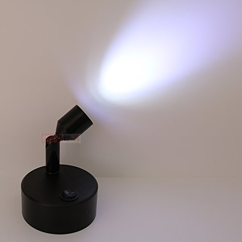 WINZSC Batteria AAA della Batteria LED Spotlight con la Parete di Fondo della Cabina di Alimentazione del Cavo di Alimentazione Sveglio ed Interessante ZA SD71 LO9 (Size : Warm Light)