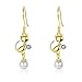 Produktbild SHUCHANGLE Damen Ohrringe 925 Sterling Silver, Weet Und Schöne Katze Perle Baumeln Ohrringe Für Für Frauen Mädchen Geburtstagsgeschenk