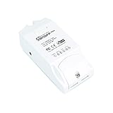 Material: plástico ABS Lorsoul Sonoff Th16 WiFi Smart Switch, Temperatura 16A y Sensor de la Humedad, Smart Home Controlador Remoto