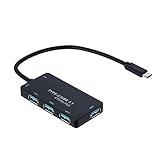 tp-link uh700 usb 3.0 7-port hub with power adapter USB tipo C a 4 puertos USB 3.0.