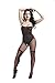 Produktbild VAQUA Damen Bodystocking aus Netz reizvoll Strumpf transparent Dessous mit G-string in Geschenkbox Einheitsgröße,Fit S /M / L
