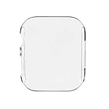 Vamoro TPU Plated Displayschutzfolie Vollschutz Display Schutzhülle Full Coverage Scratch-Proof Schutzhülle Schutz Ultra-Slim Clear PC Protect Hülle für Apple Watch Series 4 40MM(Clear)