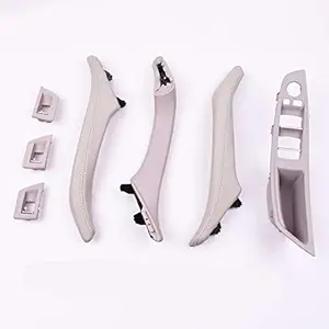Car Craft 5 Series Door Handle Compatible with BMW 5 Series Door Handle 5 Series F10 2010-2017 51417225880 51417225863l 51417225864r 51417225895l 51417225896r Oyester Full Set