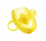 Natursutten, BPA Free Natural Rubber Pacifier, Butterfly-Rounded, 0-6 Months