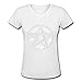 Produktbild Supernatural Devil's Trap Stylized Female V-Neck Short Sleeve T-Shirt, Tshirts for Women's