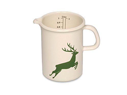 RIESS Küchenmaß Hirsch-Grün, Messbecher, Ø 10 cm, 1 l