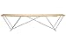 Produktbild Tapeziertisch 295 x 58 x 73 cm | Multifunktionstisch mit 3 mm Holz-Arbeitsplatte | Beistell-Tisch Flohmarkt-Tisch | Partytisch Beer-Pong Tisch mit Stahl-Fußgestell | Gartentisch Tisch