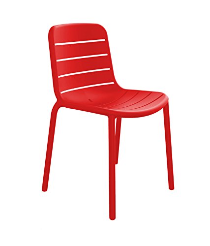 Resol 21092 Silla de Diseño, Rojo, 52 x 52,3 x 80,5 cm