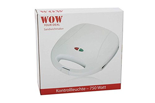 Sandwichmaker WOW YOUR DEAL Sandwichtoaster 750 Watt weiss - 5
