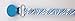 pacifier soother dummy holder clip for baby boys/girls {blue zebra-round clip}