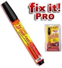 Toyota Celica 2000 on Fix it pro scratch remover pen, will work on all paint work, excellent results,