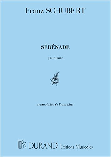 Télécharger Sérénade (Transc.Liszt) - Piano Livre PDF Gratuit