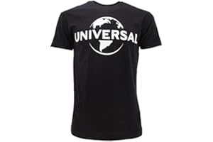 Sabor srl T-Shirt Universal Studios Originale Blu Navy Maglia Maglietta Logo Prodotto Ufficiale Adulto e Ragazzo