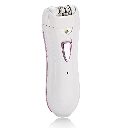 Carejoy Women's Low Noise Epilator Electric Lady Epilator Watherproof Rechargeable with LED light