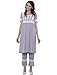 MA8029 Feminine and Lacy Short-sleeve Maternity and Nursing Pajamas Set Gray UK size 8-10