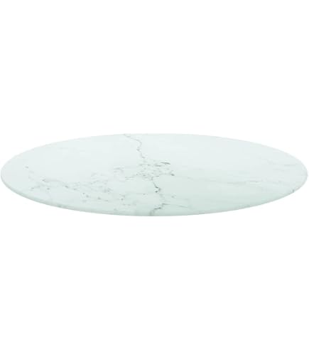 Plateau Rond De Table En Verre Trempé,Plateau Verre Rond,Durable